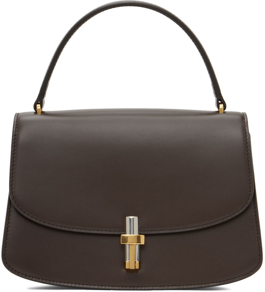 Kabelka The Row Sofia 8.75 Leather Shoulder Bag Hnedá | W1442-L60, 0
