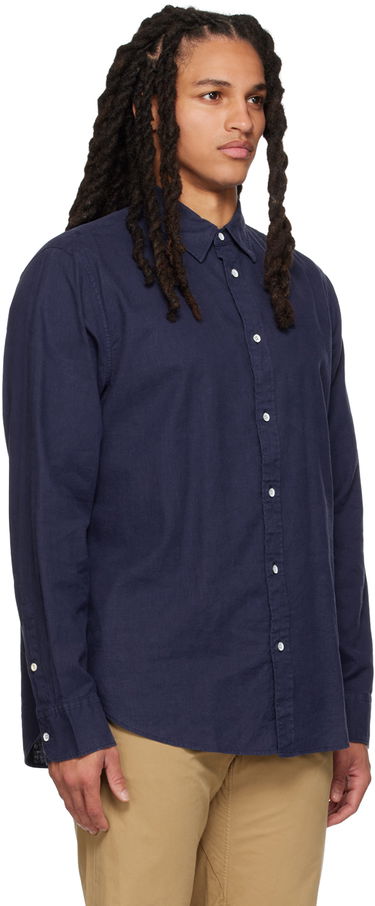 Košeľa rag & bone Rag & Bone Gus Button-Down Shirt Navy | MBW23PA440CHML, 1