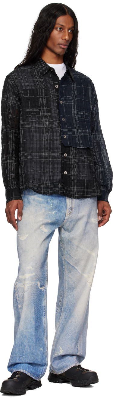 Košeľa Andersson Bell Andersson Bell Check Layered Shirt Čierna | atb1275m, 3