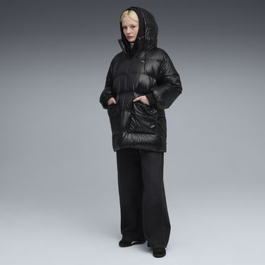 Prešívaná bunda Puma Hooded Down Puffer Jacket Style Čierna | 688389_01, 2