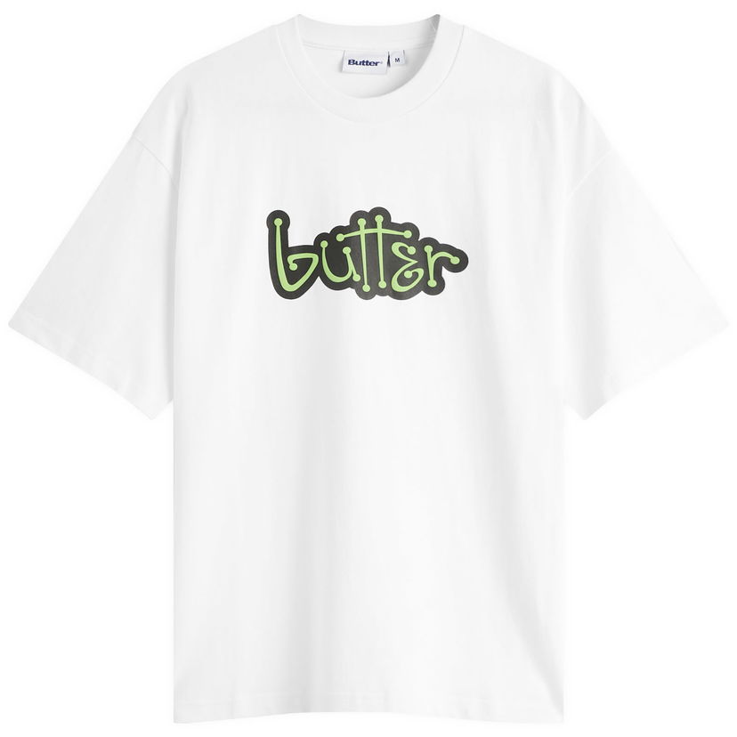 Tričko Butter Goods Connection T-Shirt, Size Large Biela | BG253102-WHT