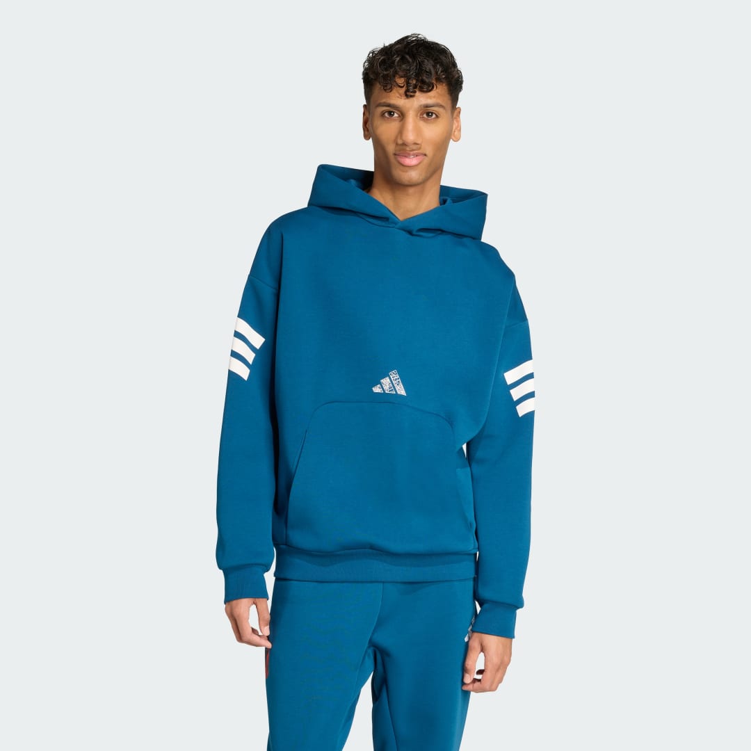 Mikina adidas Performance Marvel Spider-Man Hoodie Modrá | JL7975, 0