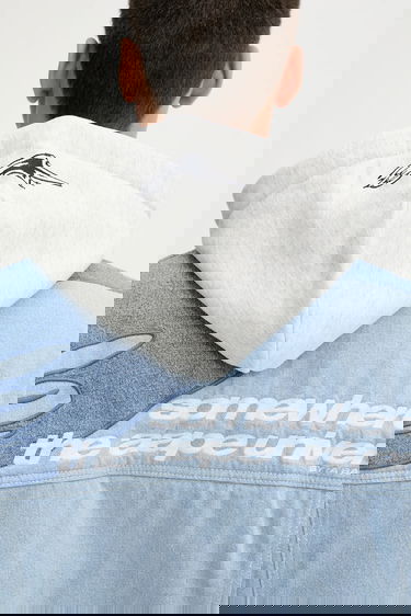Bunda AAPE by A Bathing Ape AAPE By A Bathing Ape Denim Jacket With Hood Modrá | AAPJKM7679XXN, 7