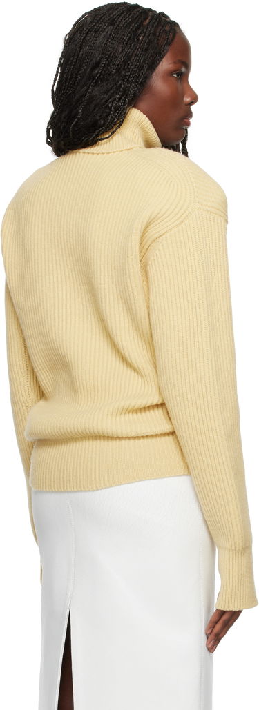 Sveter Stella McCartney Long-Sleeve Turtleneck Sweater Žltá | 6K08703S2528, 2