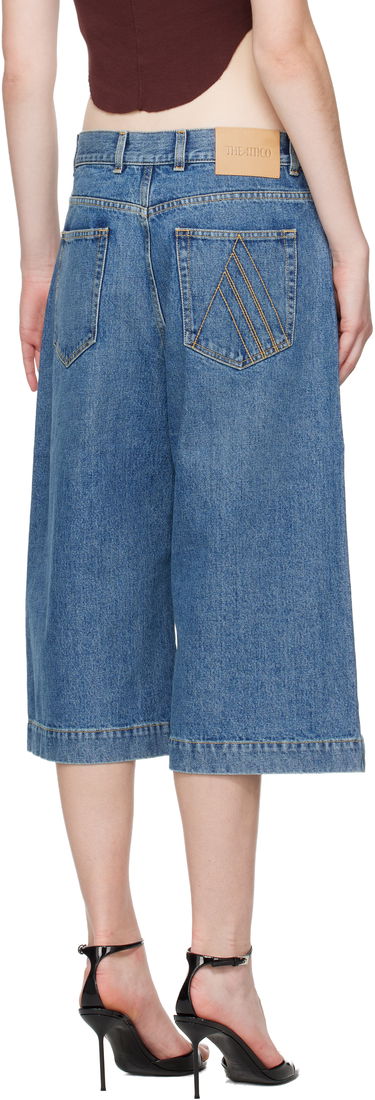 Šortky The Attico The Attico Washed Denim Shorts Modrá | 251WCQ00012 DDD085AA, 2
