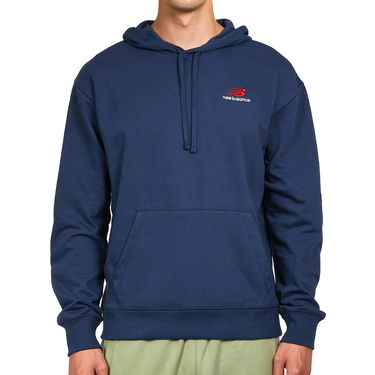 Mikina New Balance Uni-ssentials French Terry Hoodie Navy | UT21500_NGO, 0