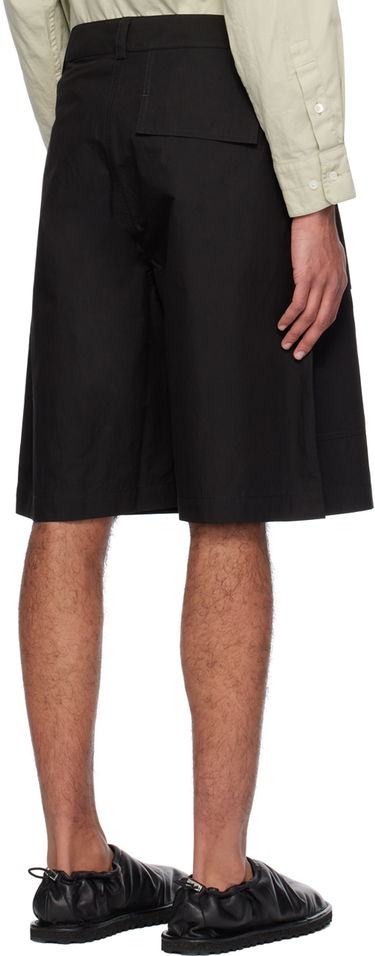 Šortky Studio Nicholson Studio Nicholson Cargo Pocket Shorts Čierna | TILLER SNM - 1142, 2