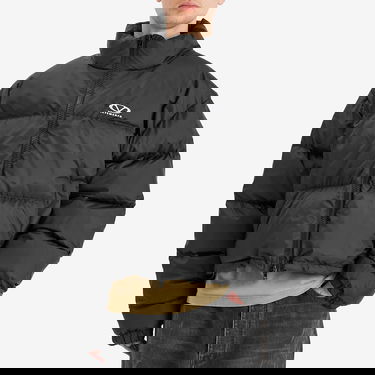 Prešívaná bunda VETEMENTS Vetements Logo Puffer Jacket, Size Large Čierna | UA66JA350B, 2