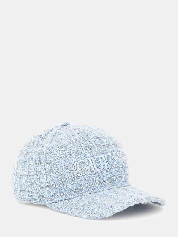 Šiltovka GUESS Tweed Baseball Cap Modrá | W5RZ04WGW82, 0