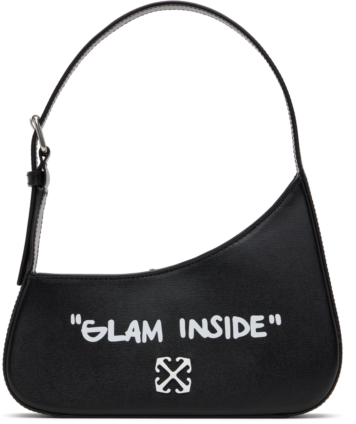 Kabelka Off-White Off-White Jitney Quote Shoulder Bag Čierna | OWNN18AC99LEA0011001, 0