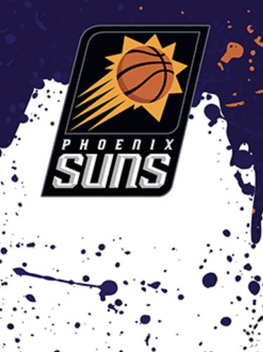 Športový doplnok Wilson Tennis Phoenix Suns NBA Team Mini Hoop Fialová | wtb1302px, 1