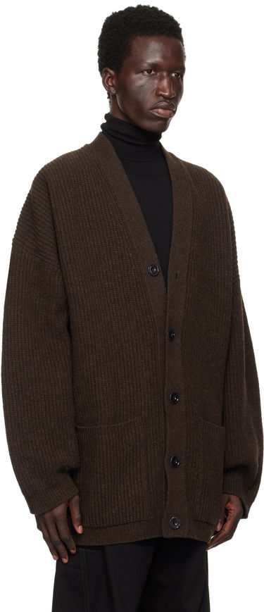 Sveter LEMAIRE Felted Cardi Cardigan Hnedá | CO1077 LK1027, 1