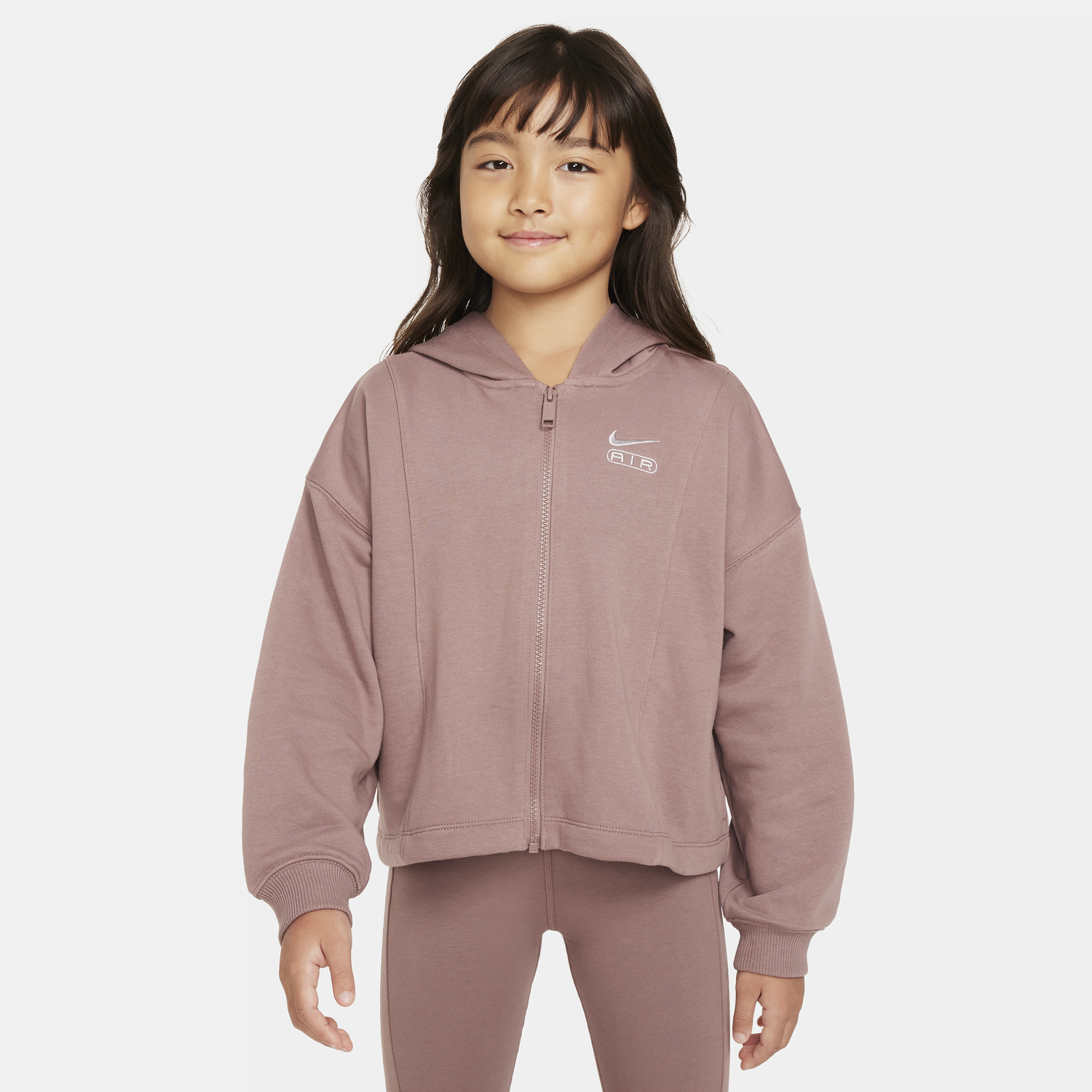 Mikina Nike Nike Air Full-Zip Fleece Hoodie Ružová | FN8615-208, 1