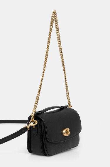 Taška cez rameno Coach Leather Crossbody Bag Čierna | CW565, 1