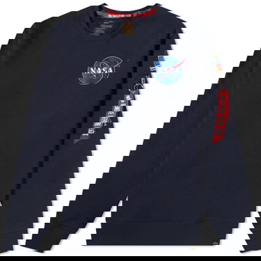 Sveter Alpha Industries NASA Patch Crew Navy | 178307-07, 0