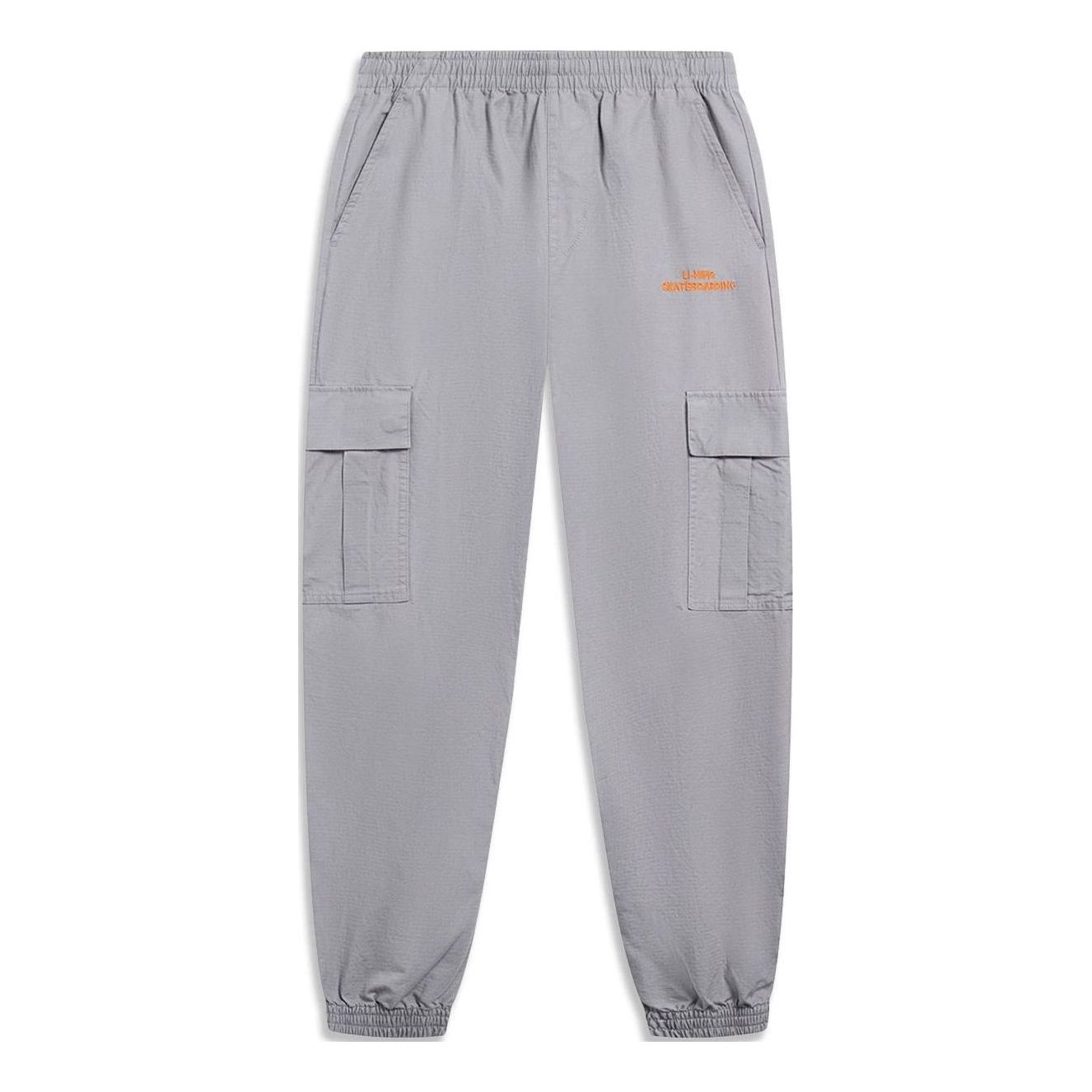Cargo nohavice Li-Ning Skateboard Series Cargo Pants Šedá | AKXT021-2, 0