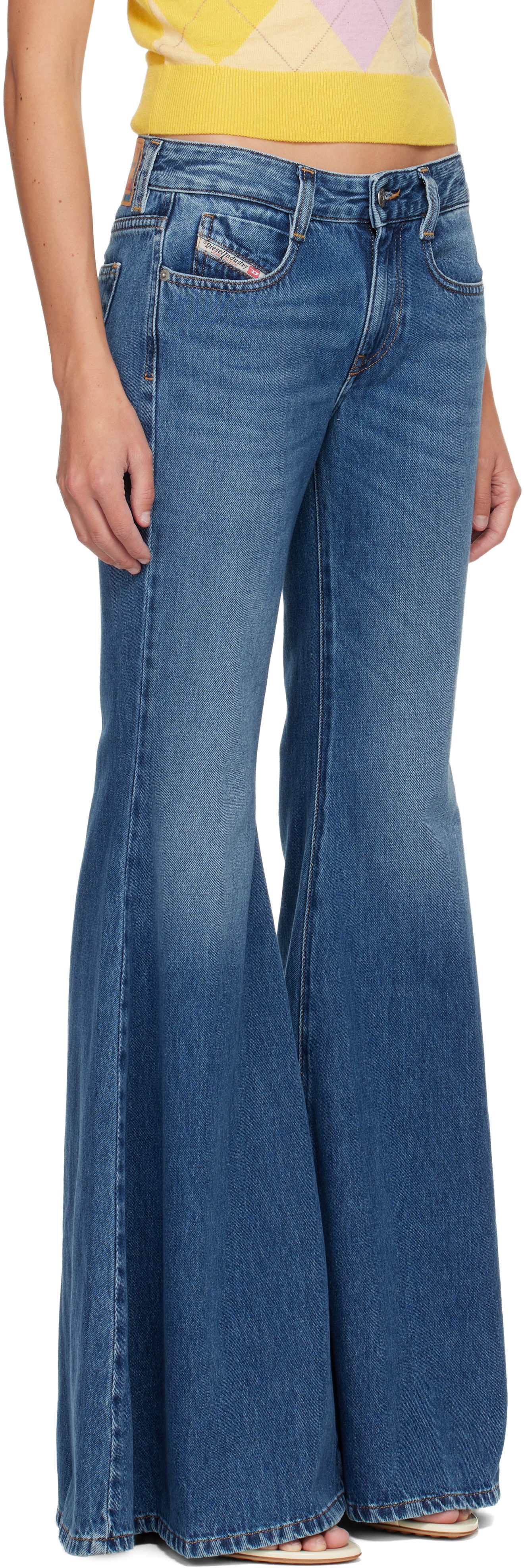 Džínsy Diesel Flare 1970 D-Bleess Jeans Modrá | A17887 09M56, 1