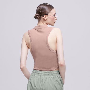 Crop Top Reebok Classics Cropped Fitted Jersey Tank Top Hnedá | HS0399, 2