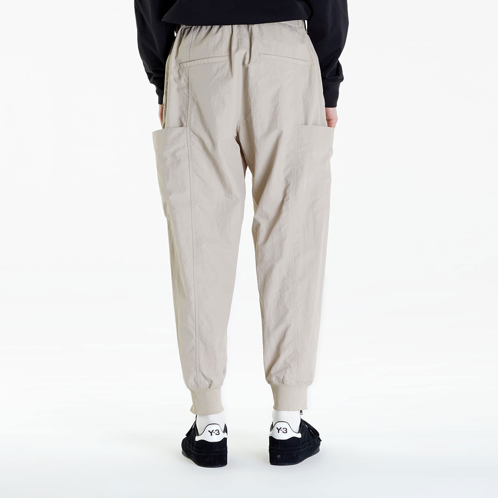 Crinkle Nylon Cuffed Pants