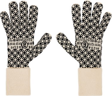 Rukavice Maison Margiela MM6 Maison Margiela Knit Gloves with Cuffs Béžová | S52TS0045 M13141, 0