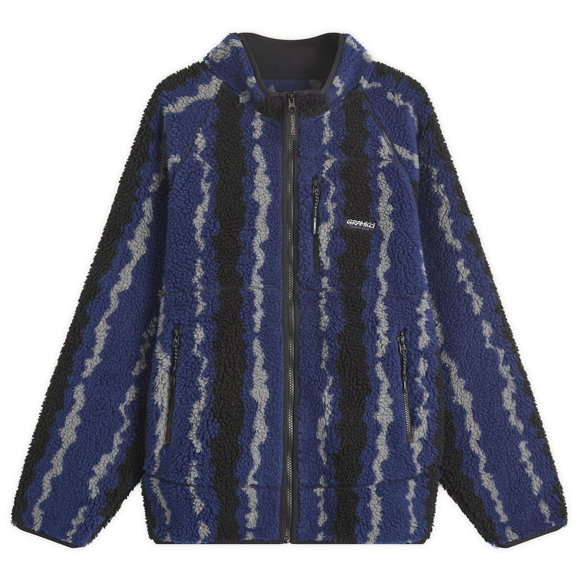 Bunda GRAMICCI Gramicci Ripple Sherpa Fleece Jacket Modrá | G5FU-J043-NVR