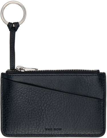 Peňaženka The Row Leather Zipped Keychain Wallet Modrá | W1413M-L136, 0