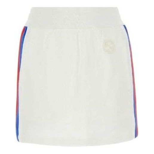 Sukňa Gucci Cotton Jersey Mini Skirt With Web Biela | 773725-XJF8W-9088
