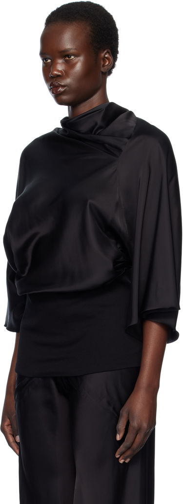 Košeľa Rick Owens Rick Owens Hollywood Cylinder Top Čierna | RP01E7231 SCH, 3