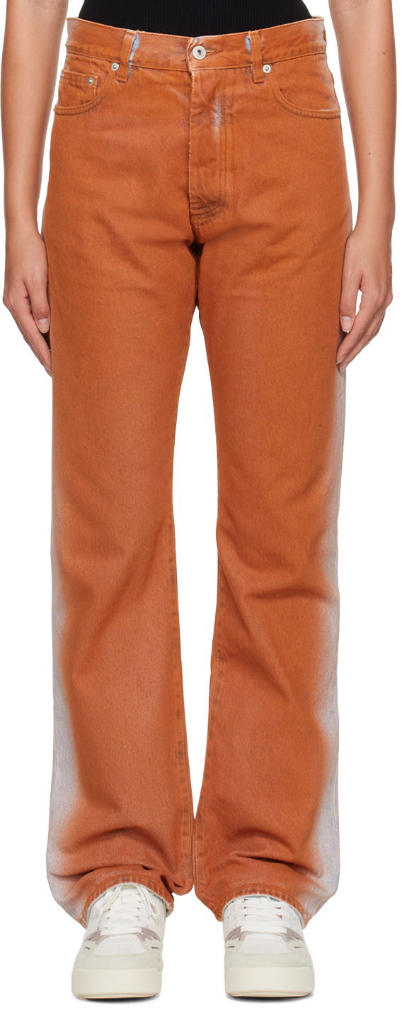 Džínsy HERON PRESTON Heron Preston Gradient Jeans Oranžová | HMYA011S23DEN0052240, 0
