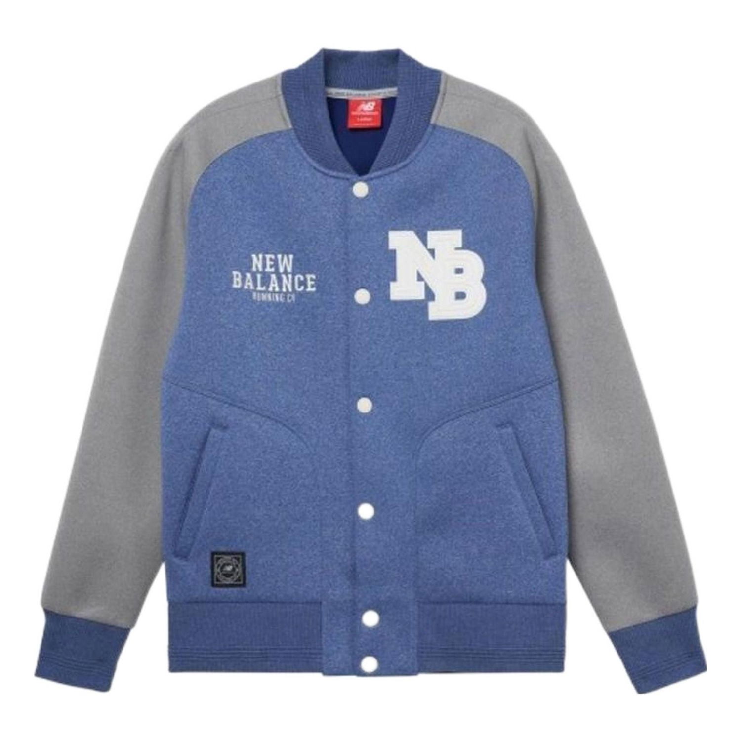 Bomber bunda New Balance Baseball Jacket Modrá | AMJ61606-BNH, 0