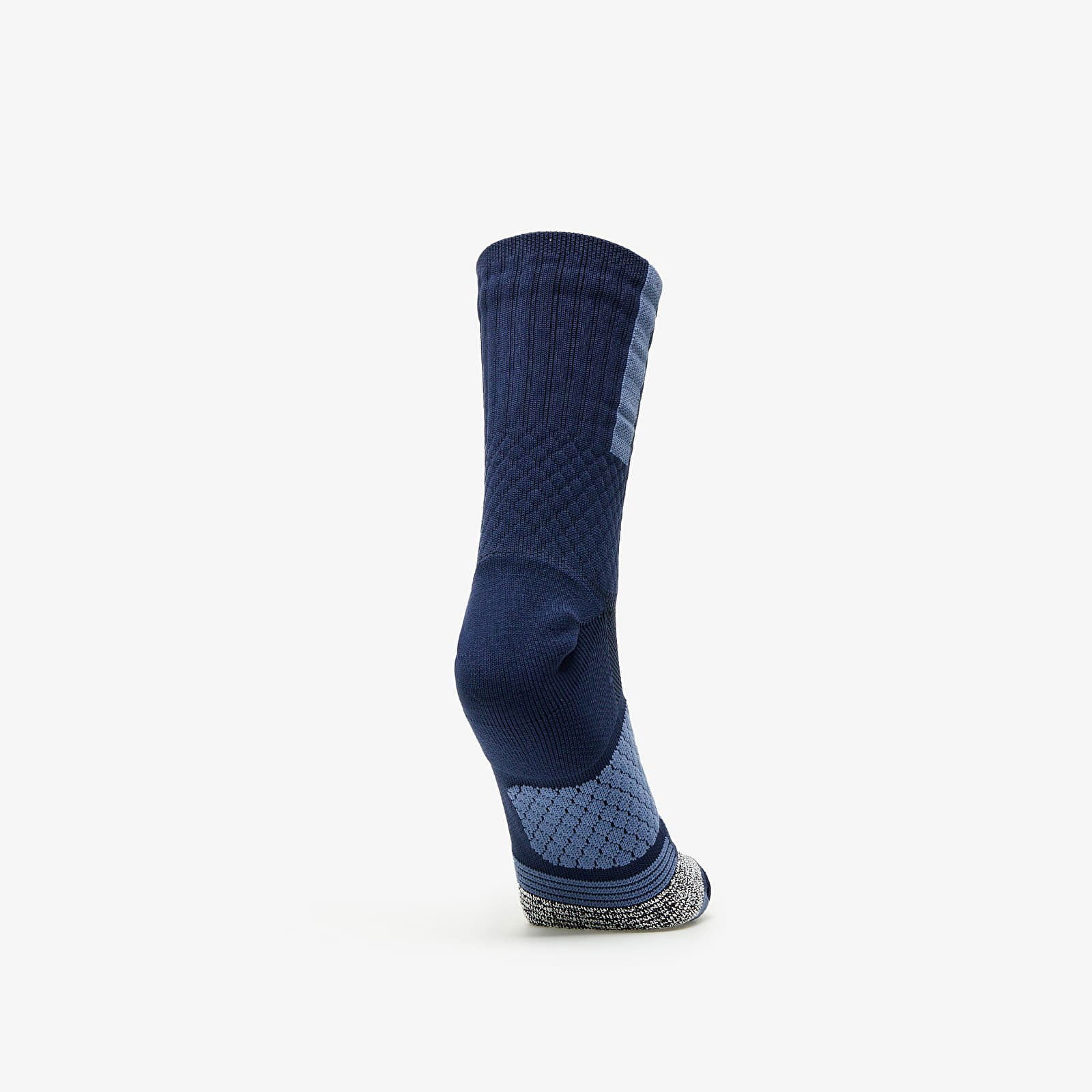 Project Rock Ad Playmaker 1-Pack Mid Socks Midnight Navy/ Hushed Blue/ Metallic Gold