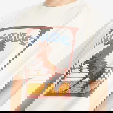 Tričko Rhude Rhude Cadre Horse Graphic Tee Biela | RHSS25TT05012-0241, 5