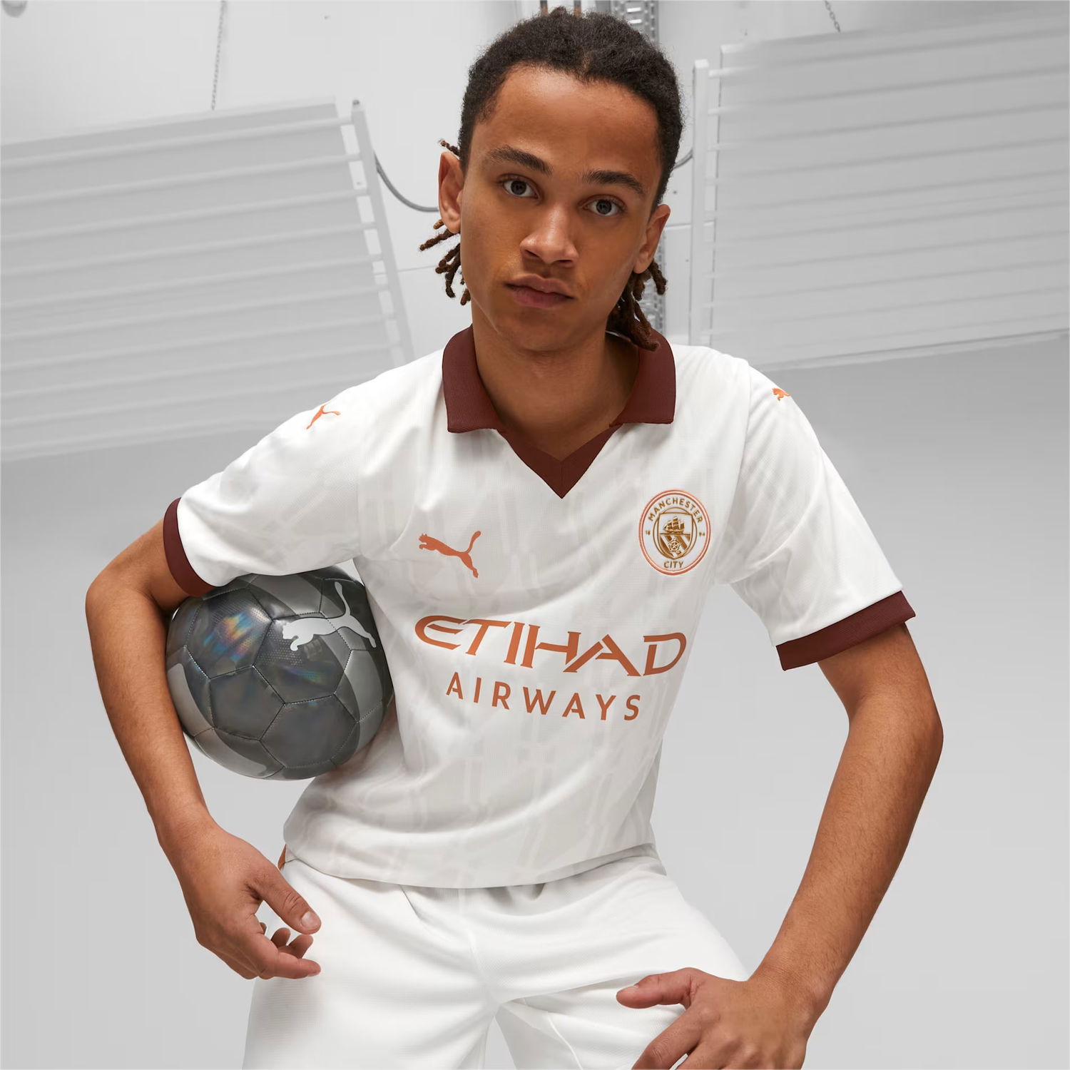 Dres Puma MCFC Away Jersey Replica 2023/24 Biela | 770449-002, 1