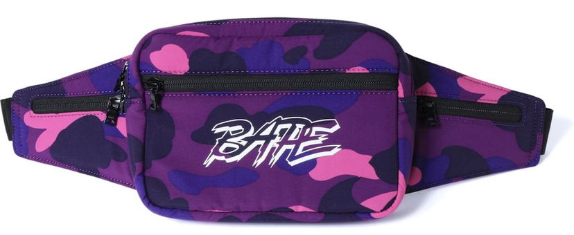 Ľadvinka BAPE BAPE Camo Waist Bag Fialová | 001gdf801013x