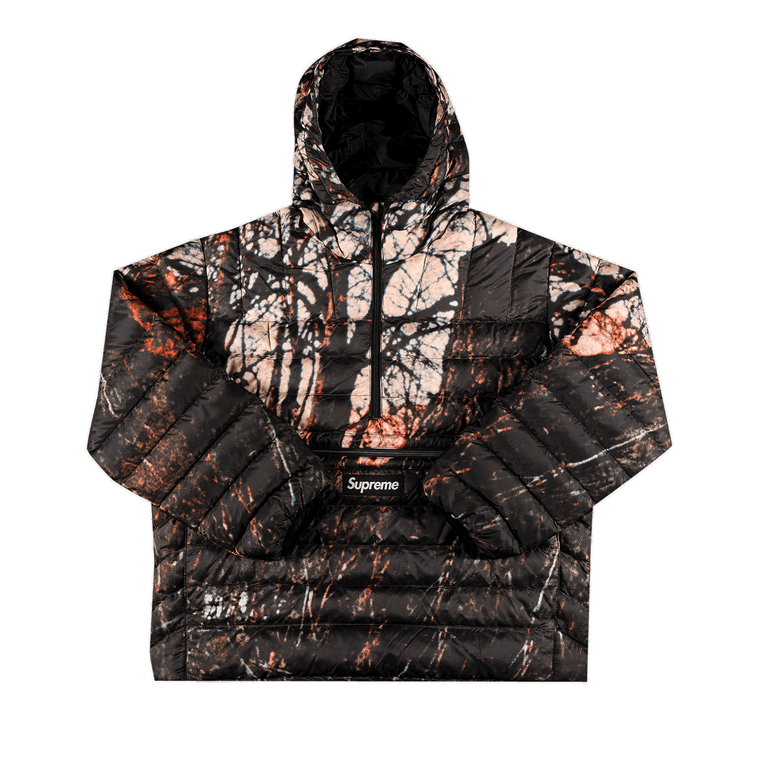 Bunda Supreme Micro Down Half Zip Hooded Pullover Rôznofarebný | FW20J36 WOODS, 0