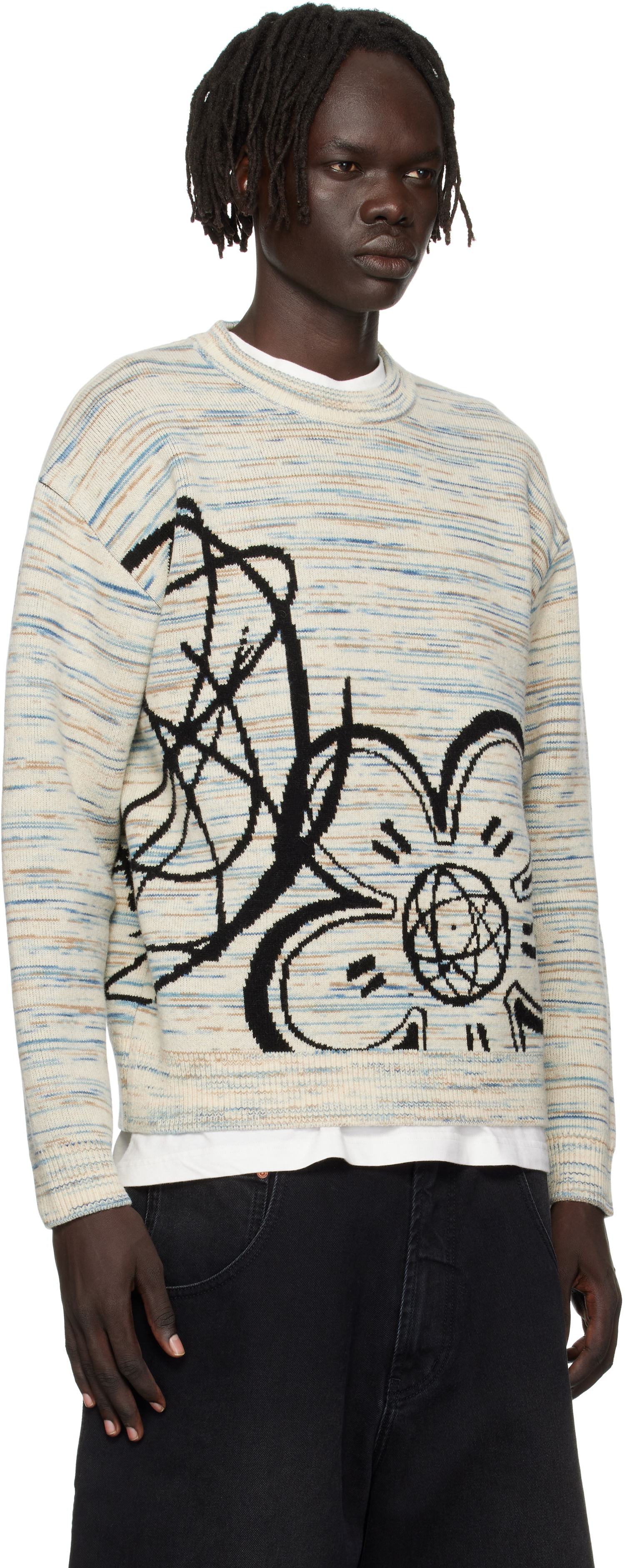 Sveter KENZO Kenzo Paris Futura 2000 Edition Reversible Sweater Rôznofarebný | FF65PU7513CJ, 1