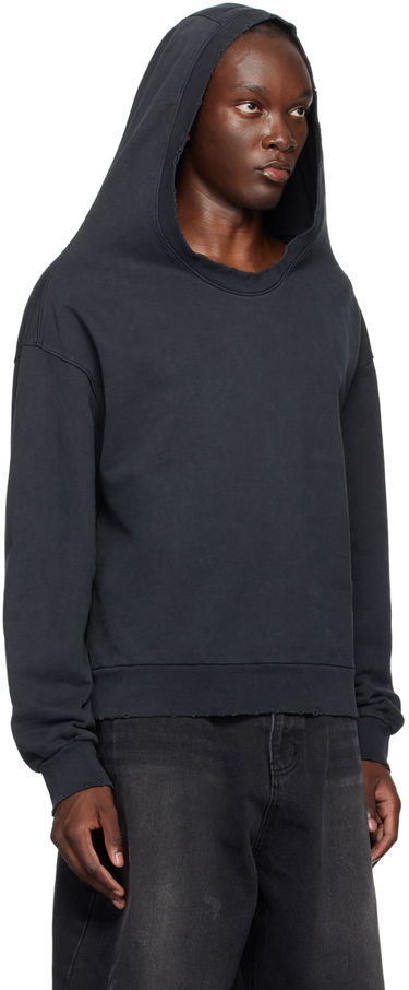 Mikina We11done We11done Wide Neck Hoodie Čierna | WD-TH2-24-801-U-BK, 1