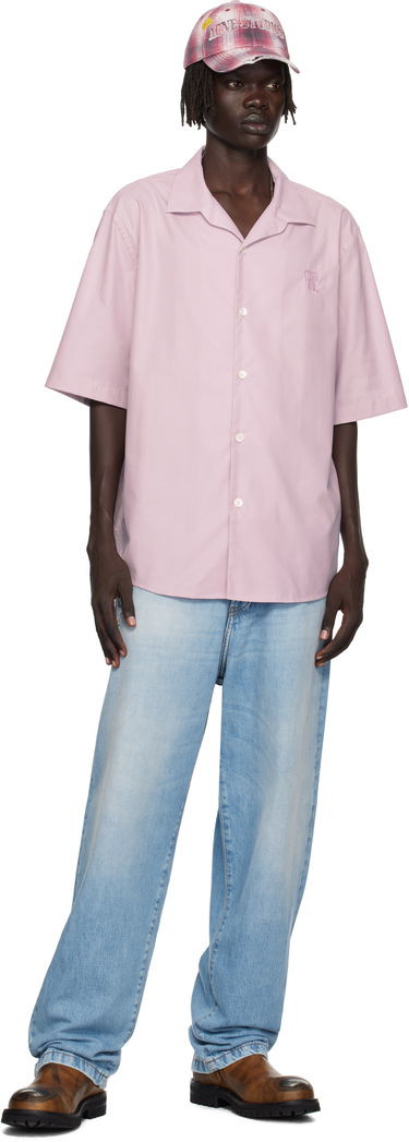 Košeľa Acne Studios Acne Studios Button-Up Camp Collar Shirt Ružová | BB0634-, 3