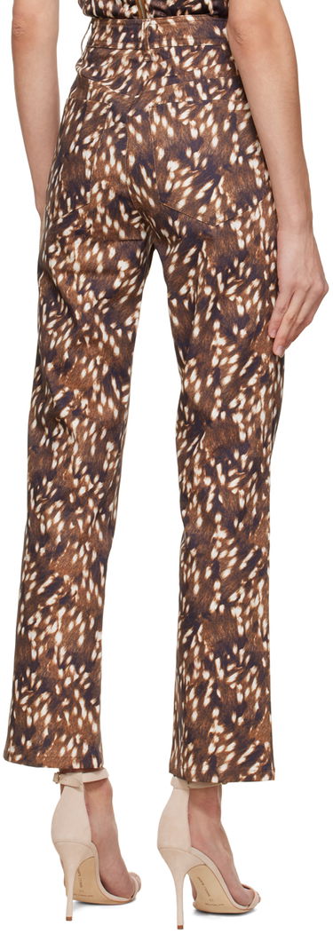 Nohavice Miaou Miaou Junior Printed Trousers Hnedá | 1010SCBMB, 2