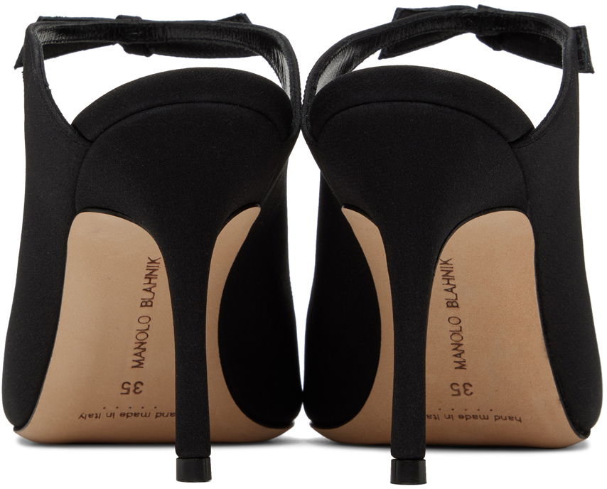 Doplnky Manolo Blahnik Manolo Blahnik Fiocchetti Bow Detail Slingback Mules Čierna | 423-1696-0004, 1
