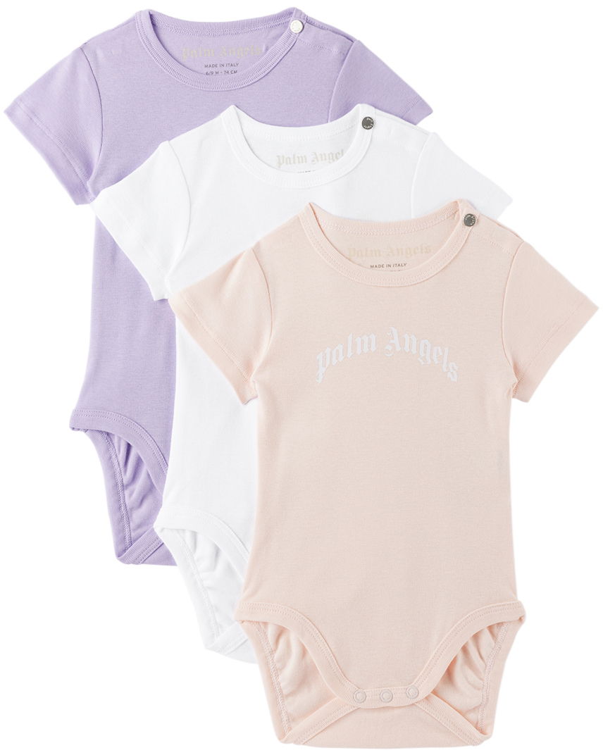 Body Palm Angels Palm Angels Three-Pack Bodysuits Ružová | PG2X001F22JER0013001, 0