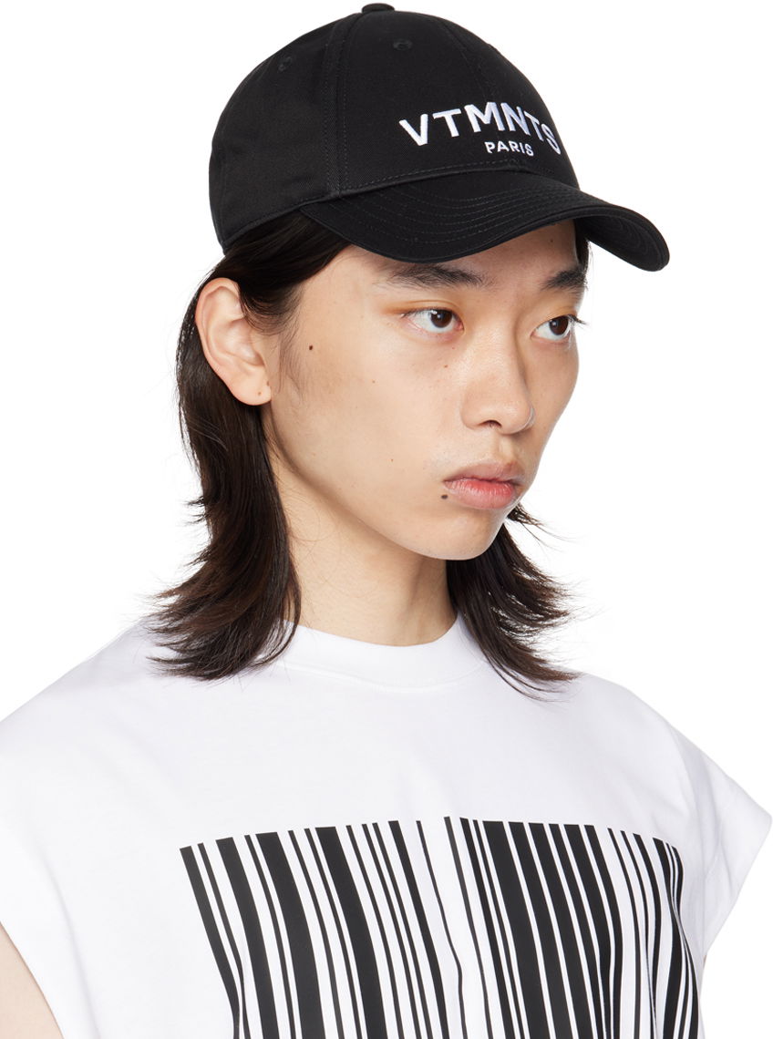 Šiltovka VETEMENTS VTMNTS Paris Logo Cap Čierna | VL22CA100BW, 1