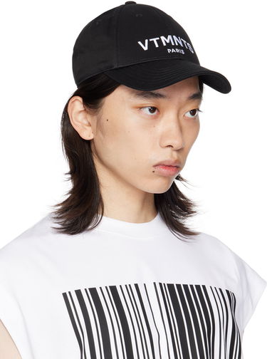 Šiltovka VETEMENTS VTMNTS Paris Logo Cap Čierna | VL22CA100BW, 1