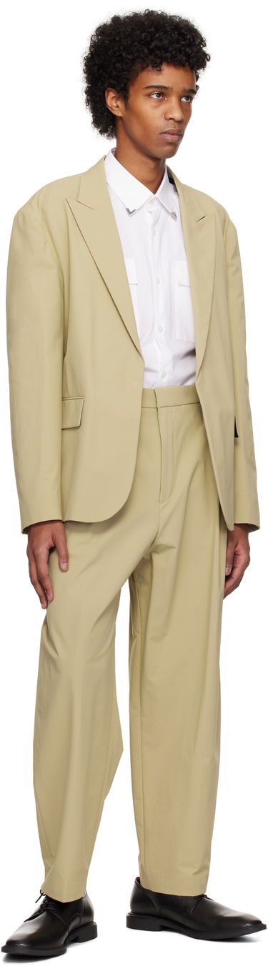 Nohavice BOSS Hugo Modern-Fit Trousers Béžová | 50532940, 3
