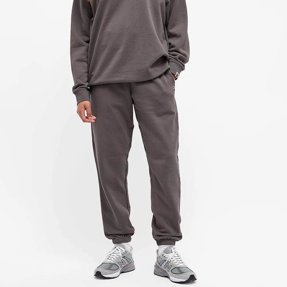 Tepláky BAPE Ape Head One Point Oversized Sweat Pant Šedá | 001PTH802502L-CHA, 0
