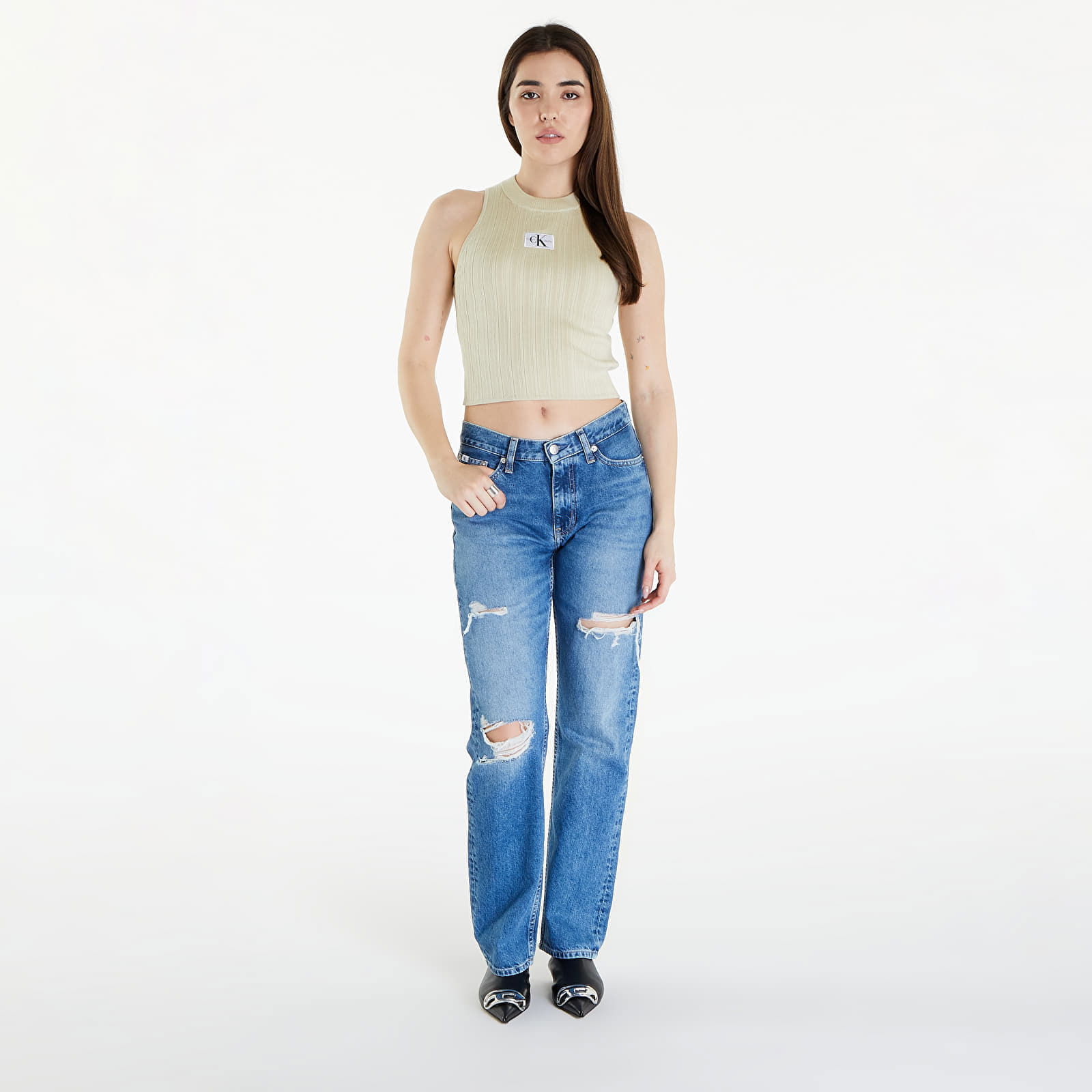 Jeans Low Rise Straight Jeans