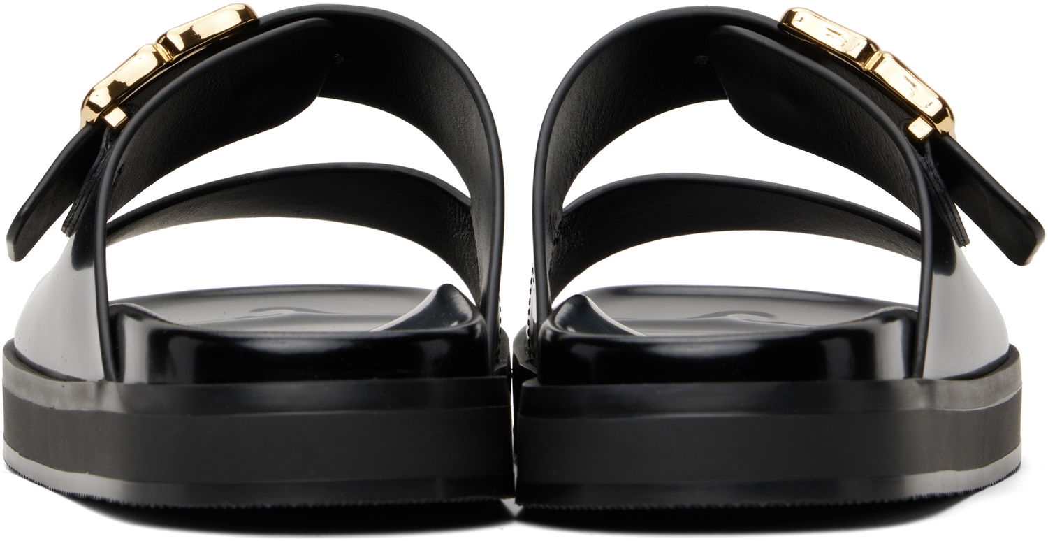 Doplnky Givenchy Givenchy 4G Liquid Flat Sandals Čierna | BE309UE2CF001, 1