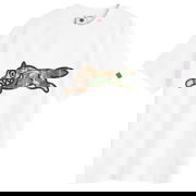 Woodland Camo Running Dog Graphic Tee, Size Large