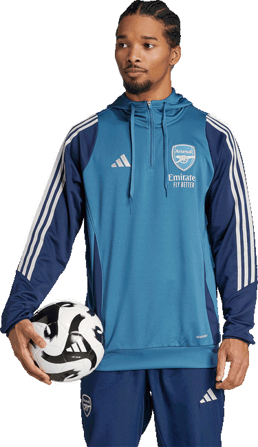Mikina adidas Originals Arsenal FC TR Training Hoodie Modrá | jj1794, 2