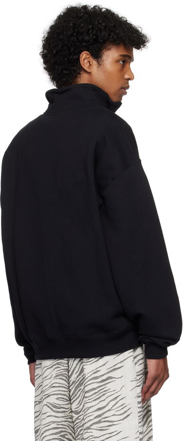 Sveter Jacquemus Jacquemus Gros Grain Zipped Rollneck Sweatshirt Čierna | 25E255JS283-2458, 2
